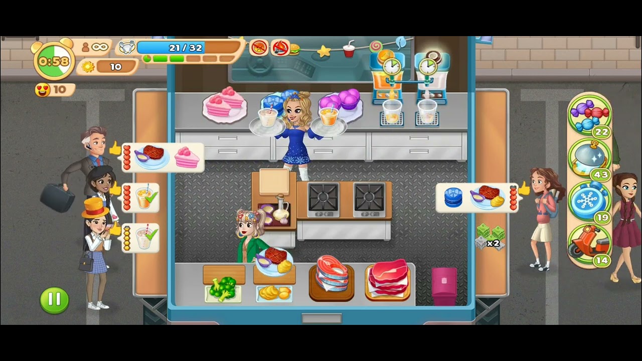 Cooking Diary- Food Truck 1-20-22. Level 15