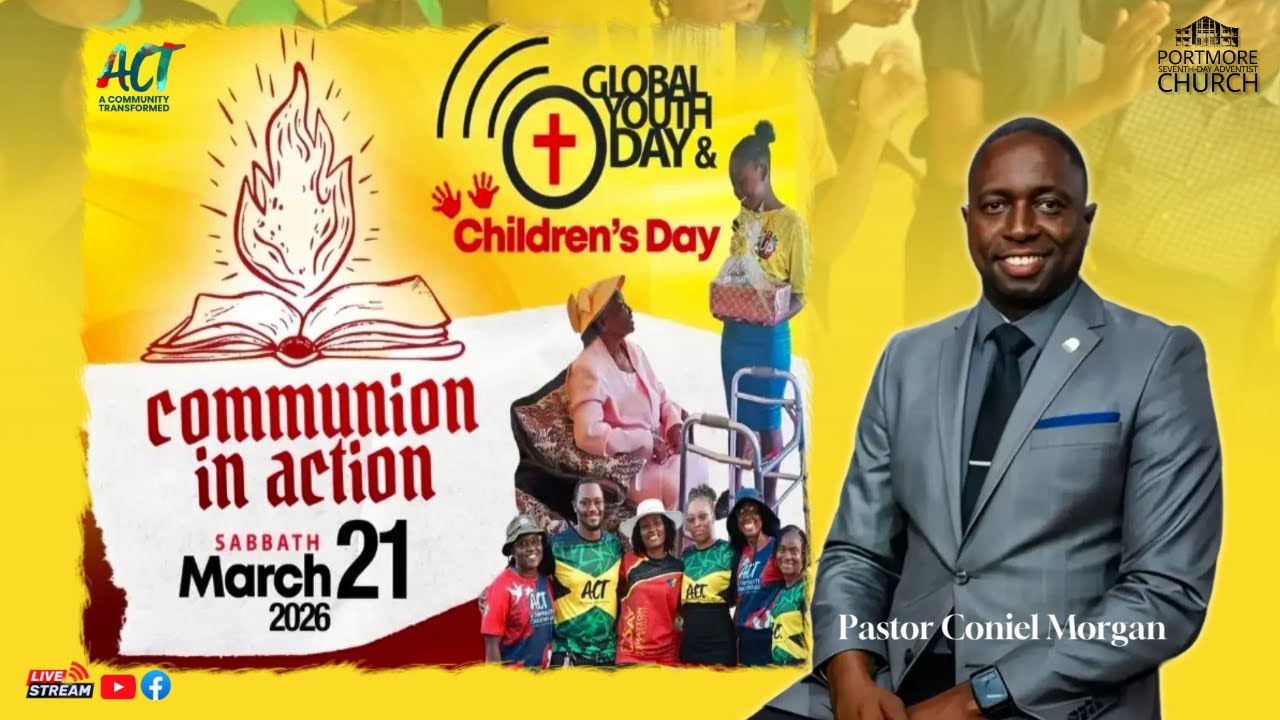 SABBATH SERVICE || GLOBAL YOUTH & CHILDREN'S DAY || PASTOR CONIEL ...