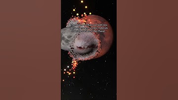 The Moon & Pluto Placed Next to Mars! 😮💥 #spacesim