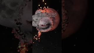 The Moon & Pluto Placed Next To Mars