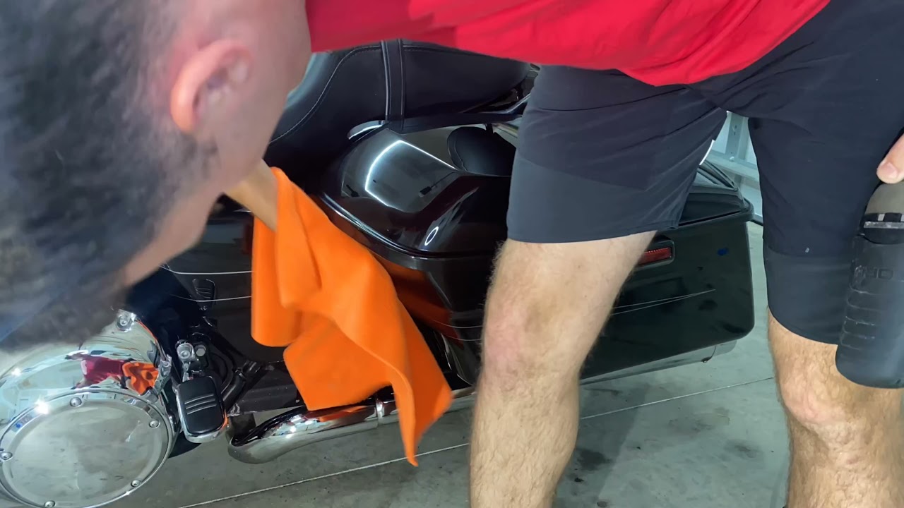 Harley Davidson Street Glide Paint Correction, Polish, Ceramic