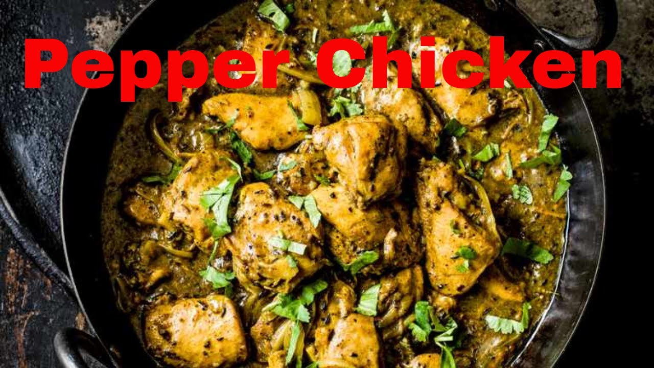 Spicy Pepper Chicken Chicken Fry Recipe Pepper Chicken Easy method