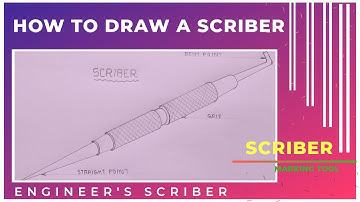Scriber drawing | How to draw scriber | scriber kaise draw kare.