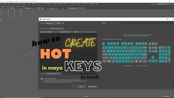 how to create hotkeys in  Maya/Useful Hotkeys in Maya/Custom Hotkeys in Maya/UI & Hotkeys in Maya