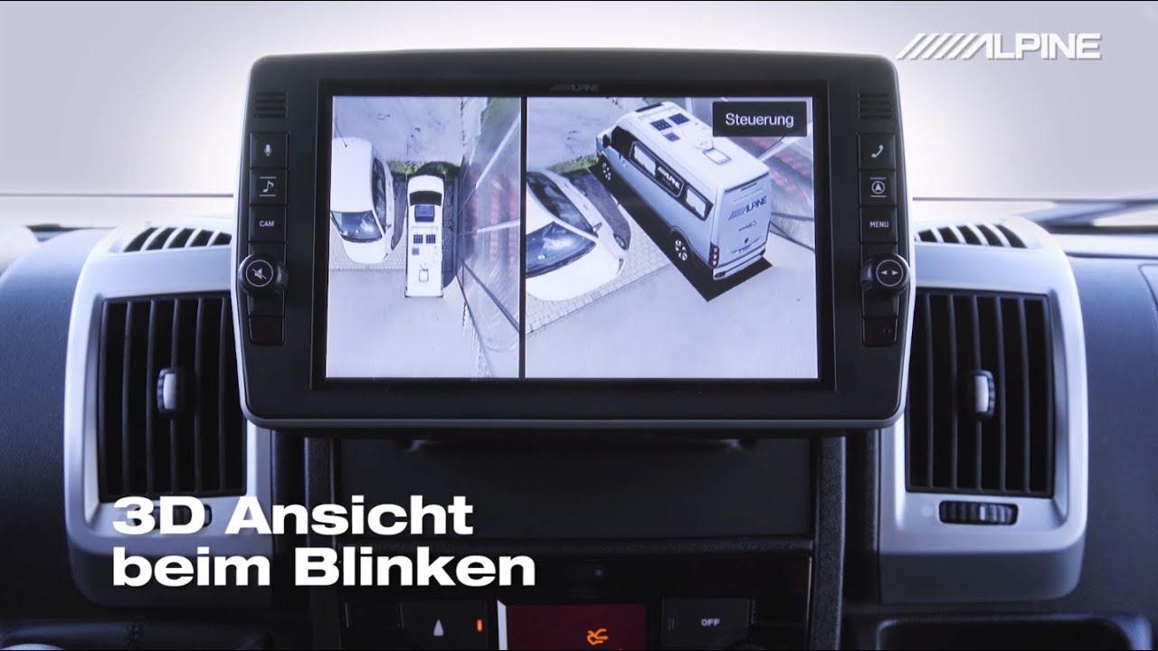 Alpine 360-Degree Camera for Motorhomes 