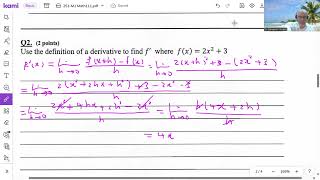Math 111 Major Exam I Term 251