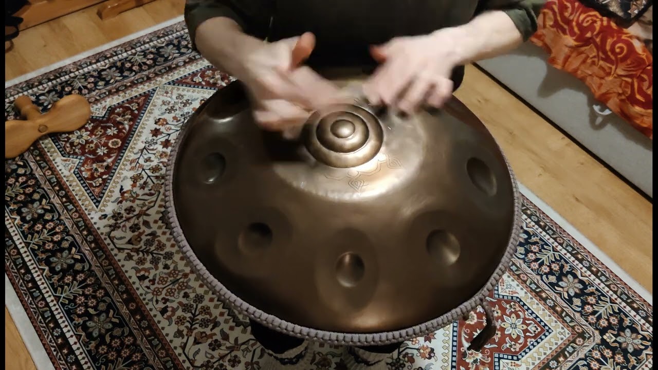 Taopan Handpan F2 Low Pygmy played by Julius Rantala