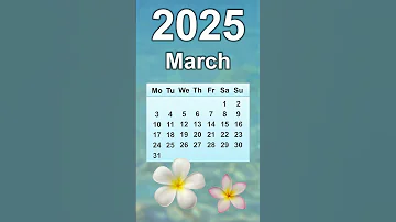 March 2025 Calendar 