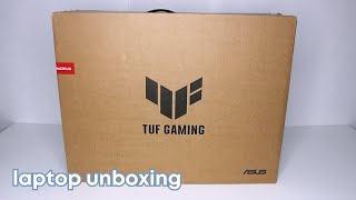 unboxing my laptop! Asus TUF Gaming F15