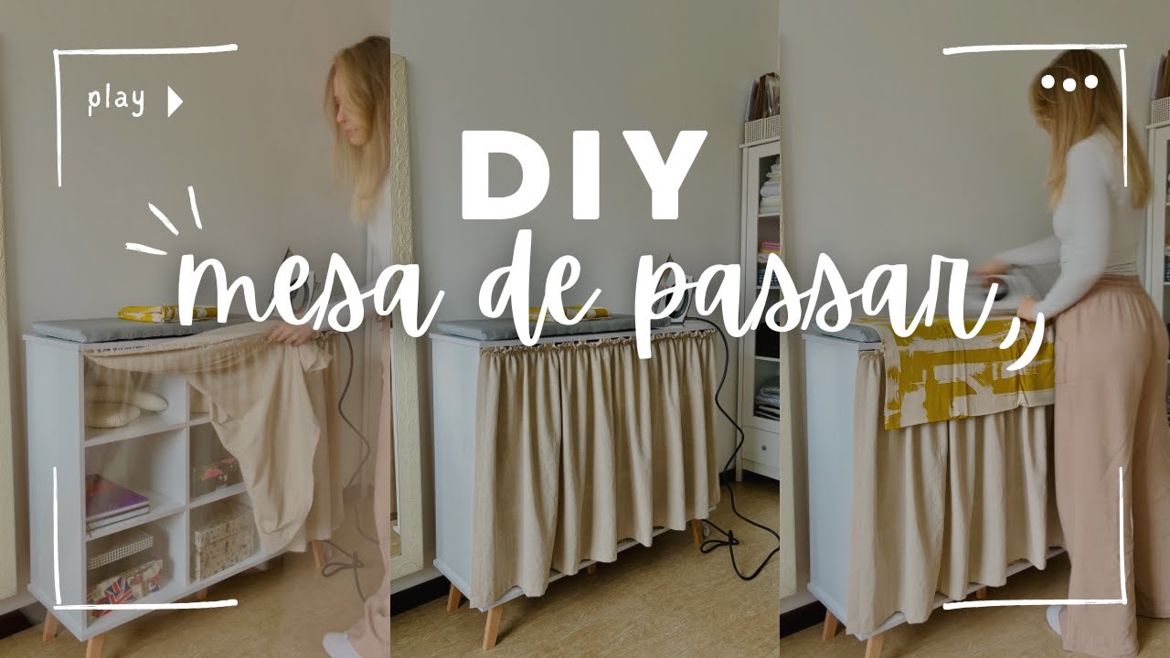 DIY: Montei minha mesa de passar roupas multifuncional