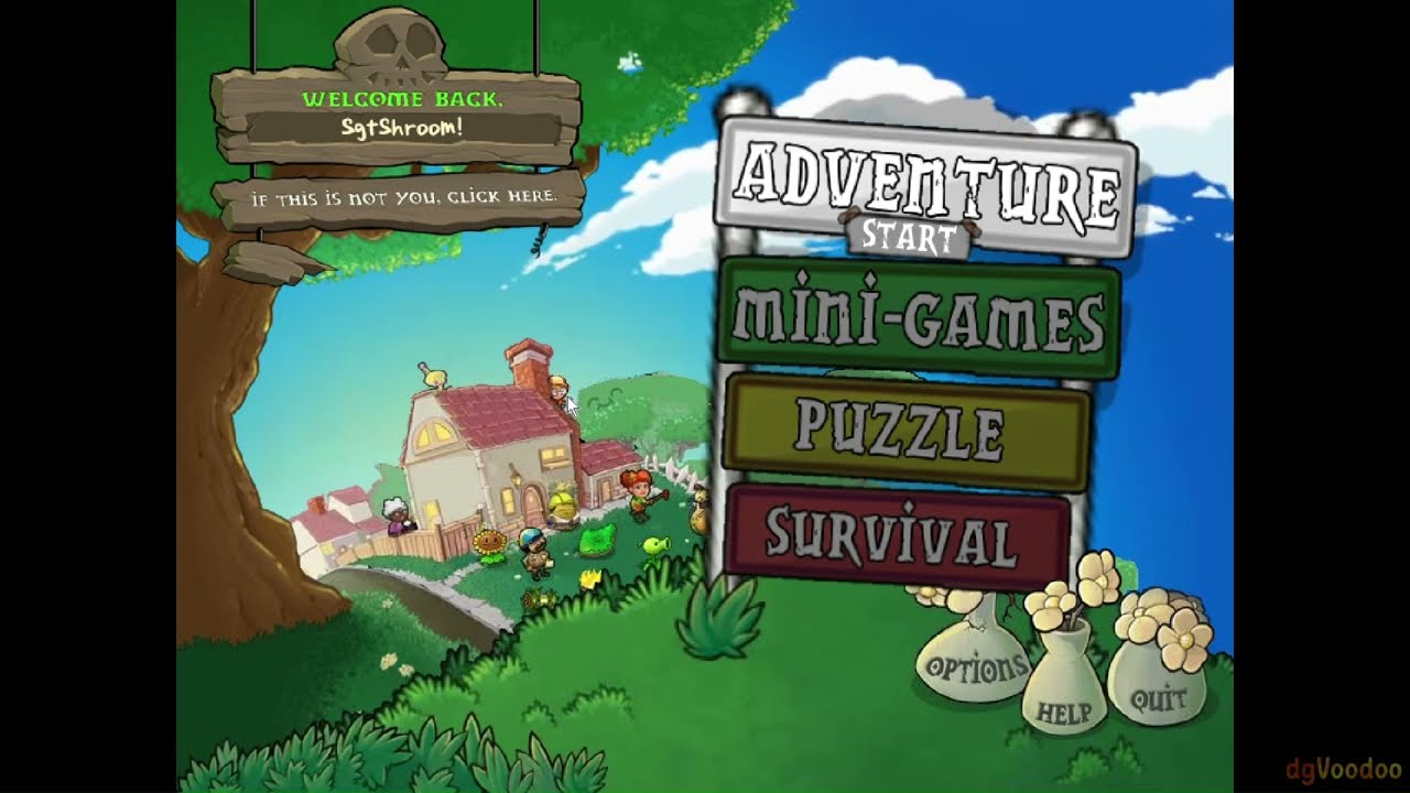 PVZ Adventure Returns: Another cool PVZ 1 Mod to play!
