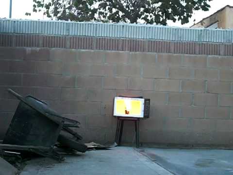 microwave explodes in my backyard403