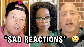 Celebrities React to Pope Francis Dead (Mark Wahlberg, Oprah, Dwayne Johnson)