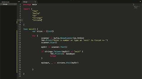 golang go language slice, scanner string, convert string to an integer and sorting a slice