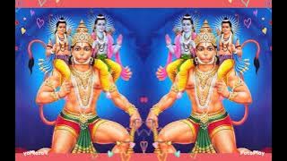 kandhe par do Veer Bithakar Hanuman status