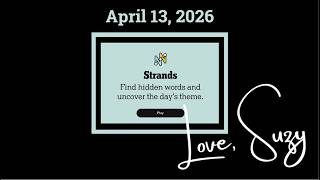 Strands Theme of the Day for April 13, 2026: While not in use screenshot 3