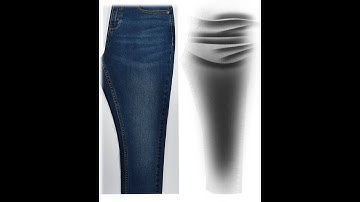 Whisker bnany ka tarika l  how to make Whisker for Photoshop #Denim #laserwhisker #WhiskerDesign