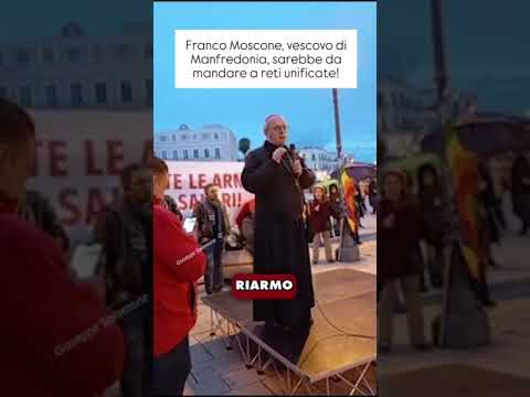 Moscone vescovo Manfredonia/ Mi vergognono dopo Rearm Europe di essere europero