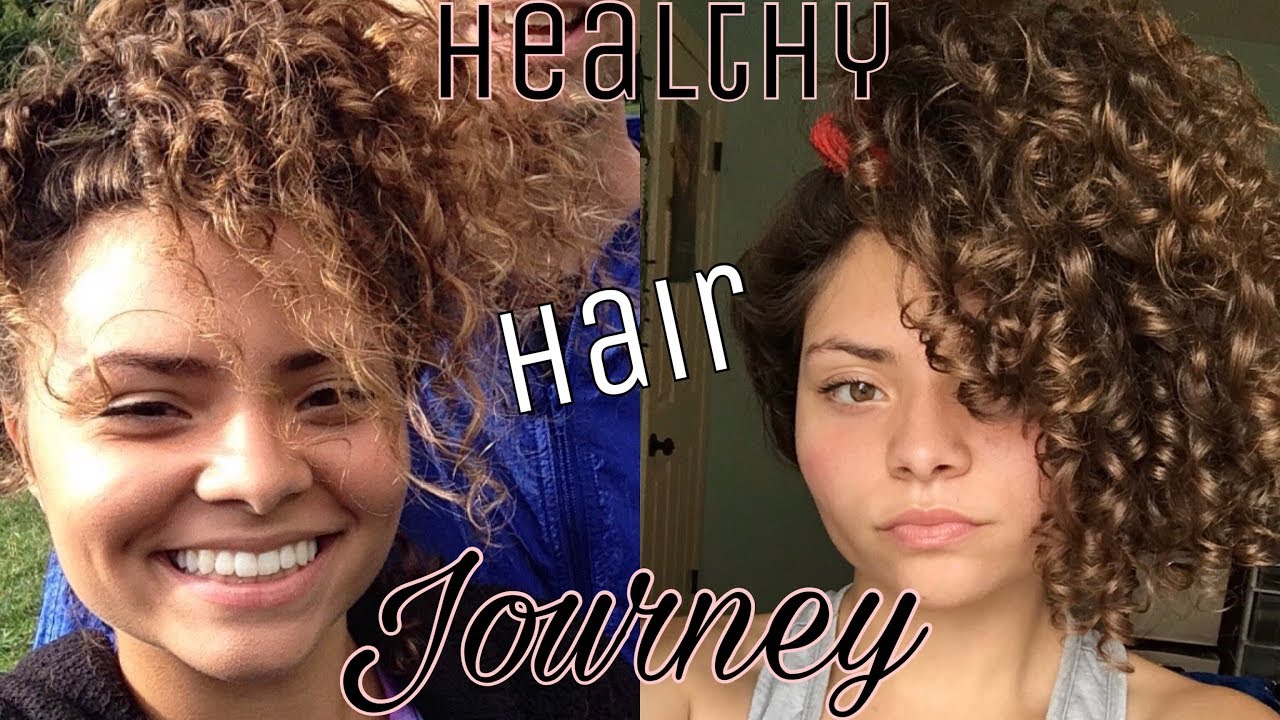 curly hair journey beginning