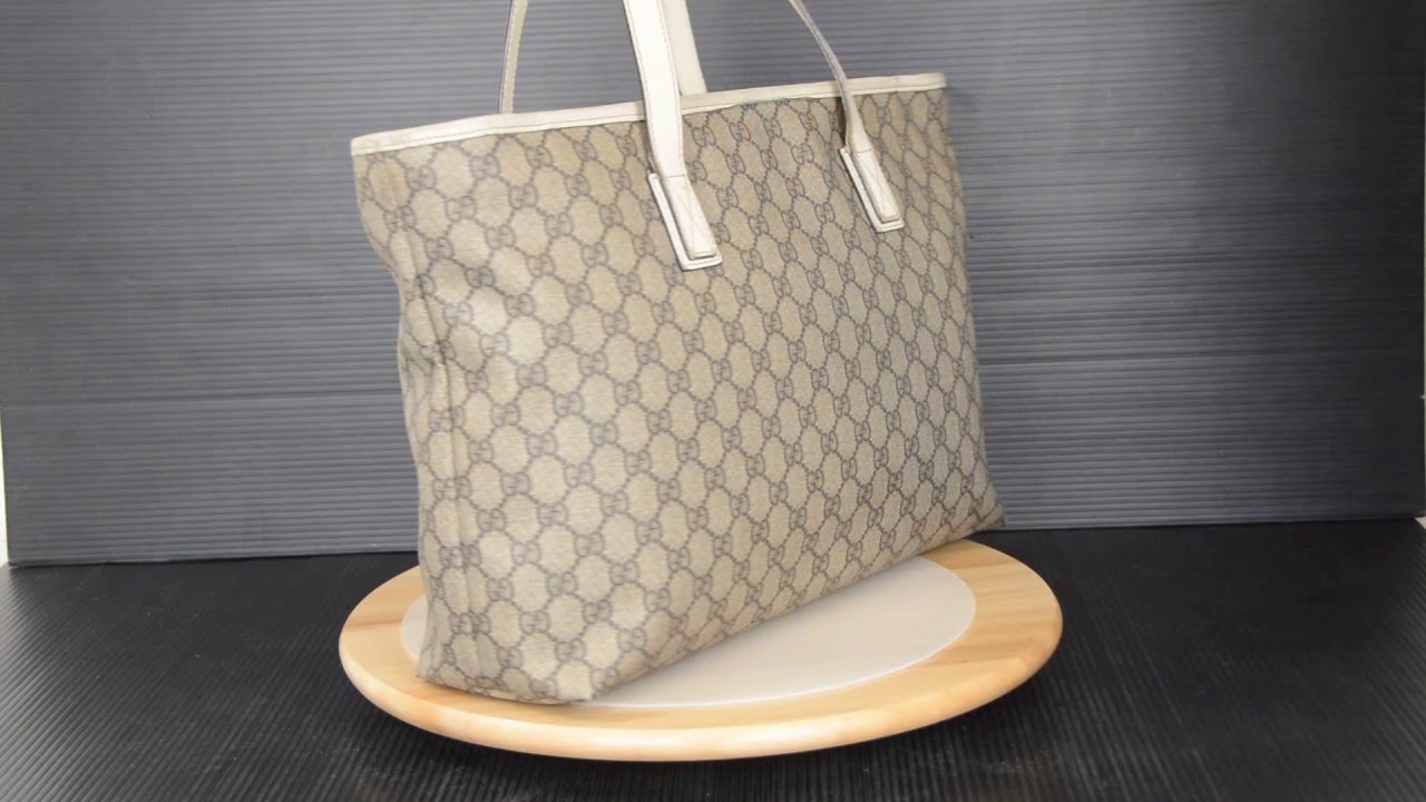 gucci beige tote bag