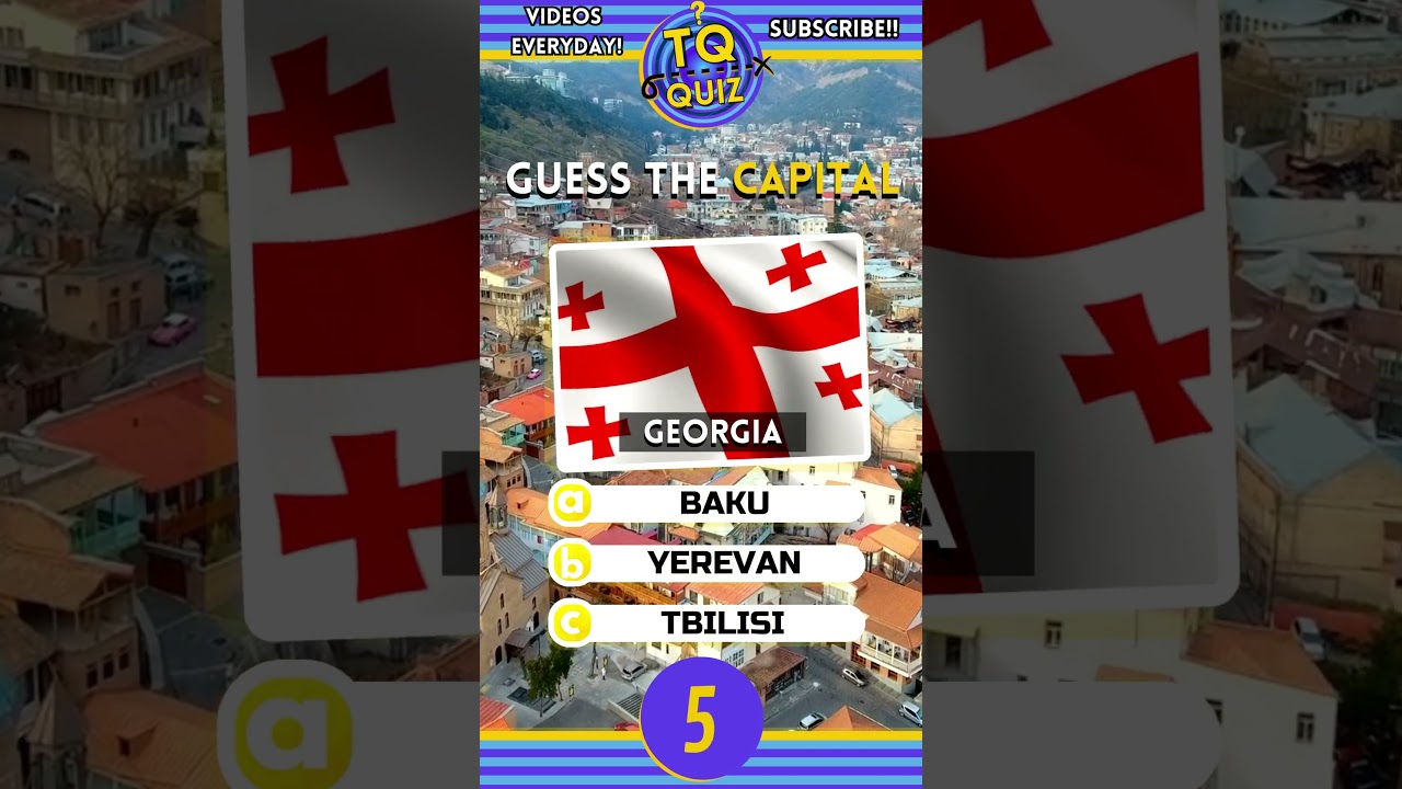 What’s the Capital of Georgia? | Guess the Capital! 🏛️