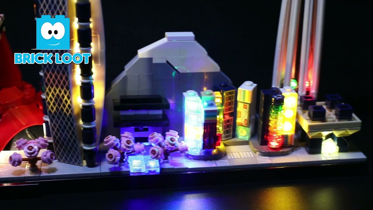 LED Lighting Kit for Architecture Series Tokyo 21051 Lego Set