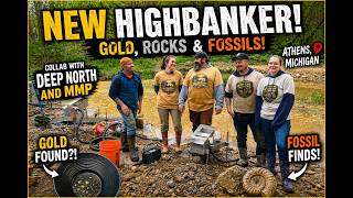 We Bought a HIGHBANKER! ⛏️ Gold Prospecting + Fossil Hunting with Deep North in Michigan!