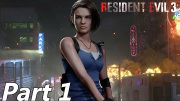 RESIDENT EVIL 3 REMAKE - Walkthrough Gameplay Part 1- Restoring Power - (No Commentary)