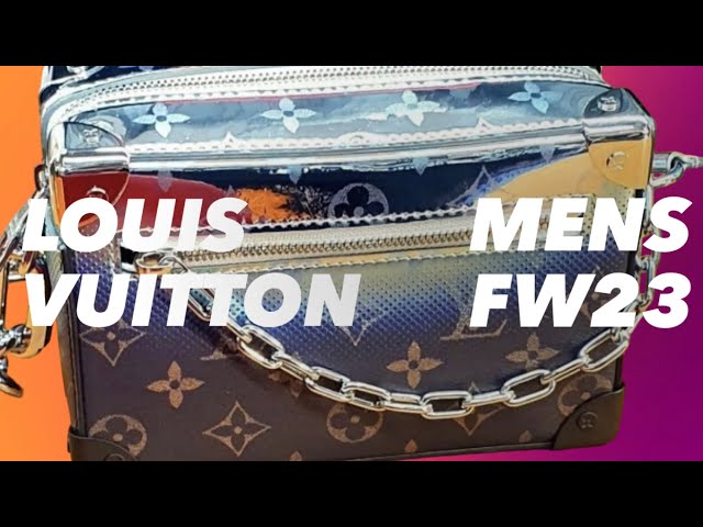Louis Vuitton Mini Soft Trunk Metallic in Metallic Nebula Coated
