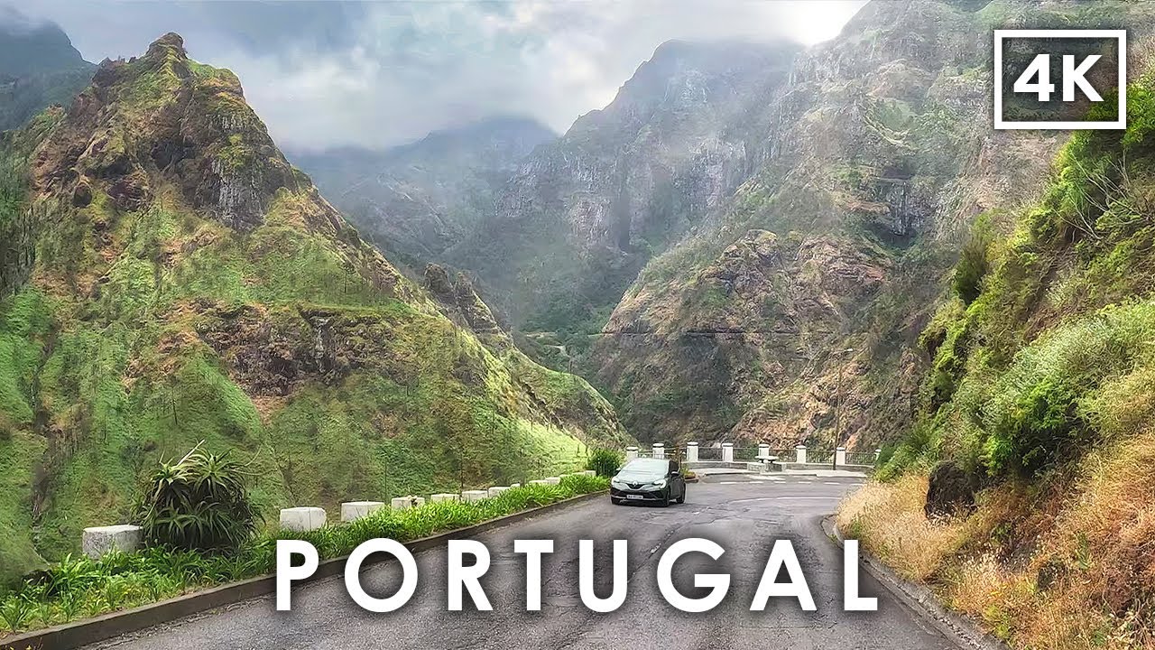 Езда по МАДЕЙРЕ 🇵🇹 | Живописные Горные Дороги в 4K | Скрытое Сокровище Португалии