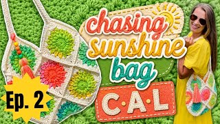 Ep.2 CAL ☀️ Chasing Sunshine Bag! ￼￼ Make this gorgeous sunshiny bag with me! ￼