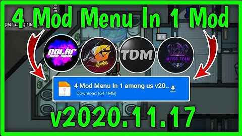 AMONG US (4 in 1)ULTRA IMPOSTER MOD MENU 😈||Gold Falcon