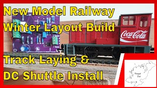 149 New Model Railway Winter Layout Build - Track Laying and DC Shuttle Install