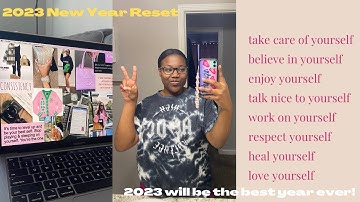 2023 New Year Reset 🥂 : 2022 Recap, Goal Setting and Vision Board |  Keiona Janaé