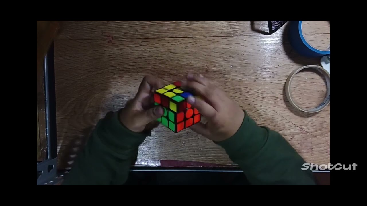 Como hacer la cruz blanca en el cubo de rubik