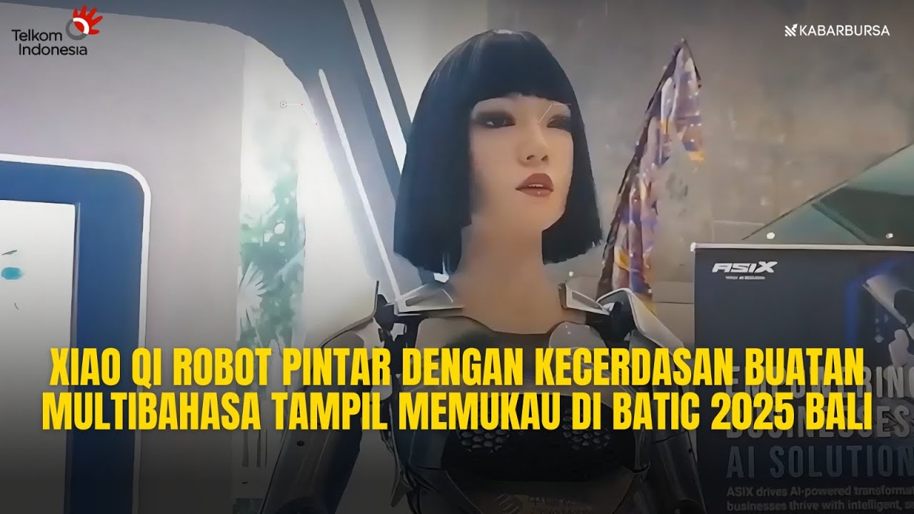 XIAO QI Robot Pintar Dengan Kecerdasan Buatan Multibahasa Tampil Memukau di BATIC 2025 Bali
