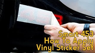 How To Apply Vinyl Stickers - Smart Car 453 screenshot 4