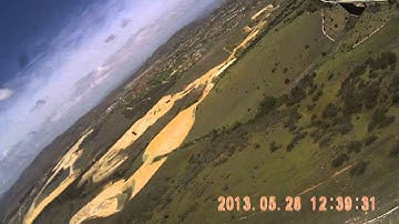 Dropped parachute guy from rc plane at 300 feet