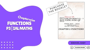 Pure Maths 3 [P3] - Functions - IAL Edexcel Maths - Chapterwise