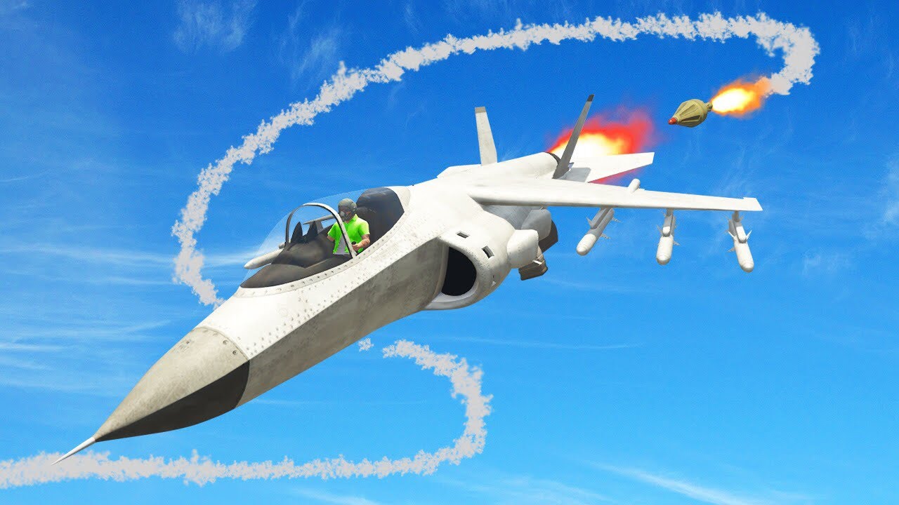DEADLY HEAT SEAKING MISSILES vs. JETS! (GTA 5 Funny Moments) YouTube