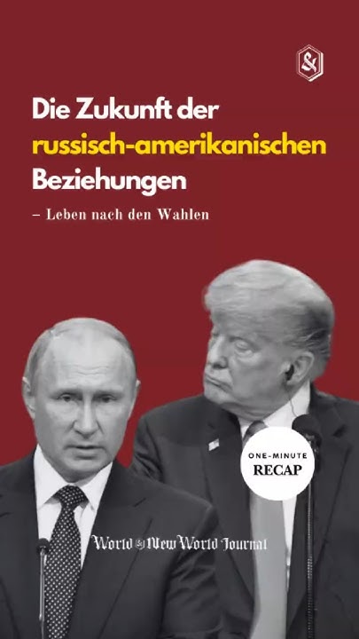 Zukunft der russisch-amerikanischen Beziehungen #geopolitik #usa # ...