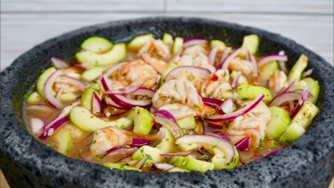 AGUACHILE DE CAMARÓN RECETA BUENÍSIMA - YouTube