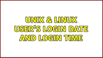Unix & Linux: User