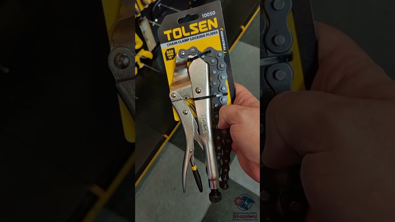TOLSEN CHAIN CLAMP LOCKING PLIERS Model 10050 CordlessTool Tolsen