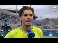 Jaime Faria On-Court Interview | 2026 US Open Round 1