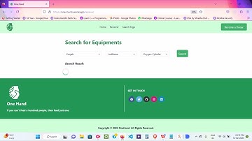 demo video of a  simple website for donation website using html,css etc.