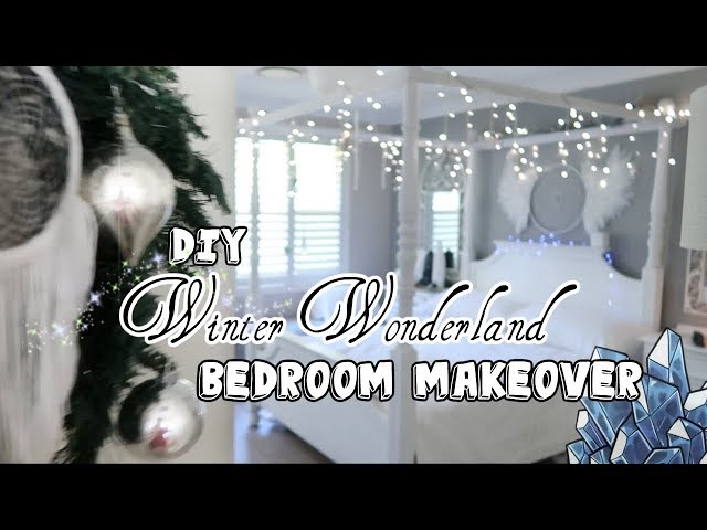 Turning My Room Into A Winter Wonderland!  Vlogmas!