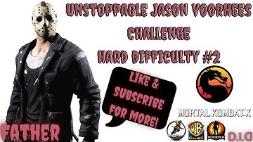 Unstoppable Jason Voorhees Challenge: Hard Difficulty #2 | Mortal Kombat X Mobile