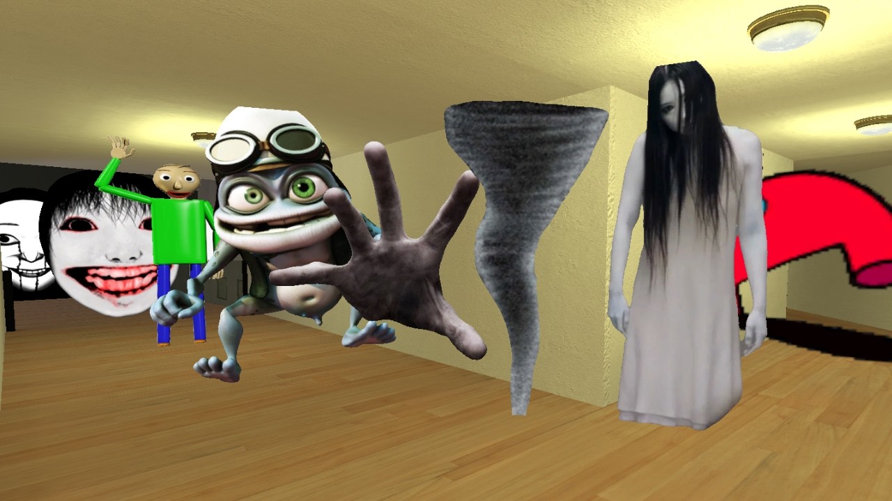 Pov Yoshie,Crazy Frog,Hand 1,Tornedo,kayako Sheak In The Gmod #Crazy_Gaming #Nextbots