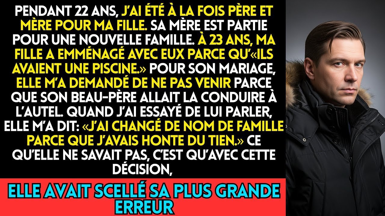 Pendant 22 Ans, J’Ai Été À La Fois Père Et Mère Pour Ma Fille  Sa Mère Est Partie Pour Une Nouvel